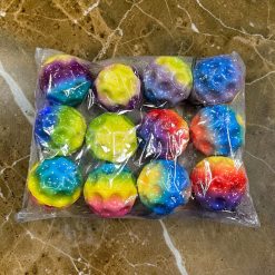 PIŁKA GUMOWA MOON BALL LED 5CM DLA DZIECI.