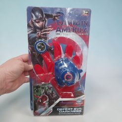 RĘKAWICA Z WYRZUTNIA CAPTAIN AMERICA DLA DZIECI.