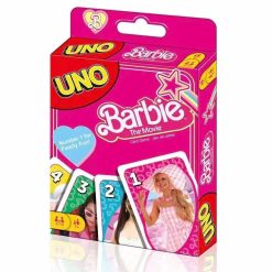 UNO GRA KARTA KARCIANA BARBIE DLA DZIECI.