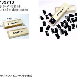 GRA PLANSZOWA DOMINO 28 EL KLOCKI UKŁADANKA GRA.