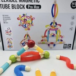 KLOCKI ELASTYCZNE MAGNETYCZNE RURKI BUDOWANIA TUBE BLOK 66EL.