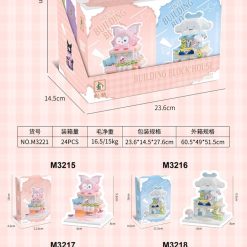 ZESTAW KLOCKI BUILDING BLOCK HOUSE DLA DZIECI.