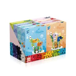 ZESTAW KLOCKI KWIATY- FLOWERS DLA DZIECI.