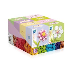 ZESTAW KLOCKI KWIATY- FLOWERS DLA DZIECI.