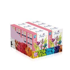 ZESTAW KLOCKI KWIATY- FLOWERS DLA DZIECI.