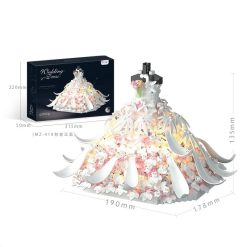 Alternative view of KLOCKI KONSTRUKCYJNE SUKIENKA ŚLUBNIA 3D WEDDING 418 EL.