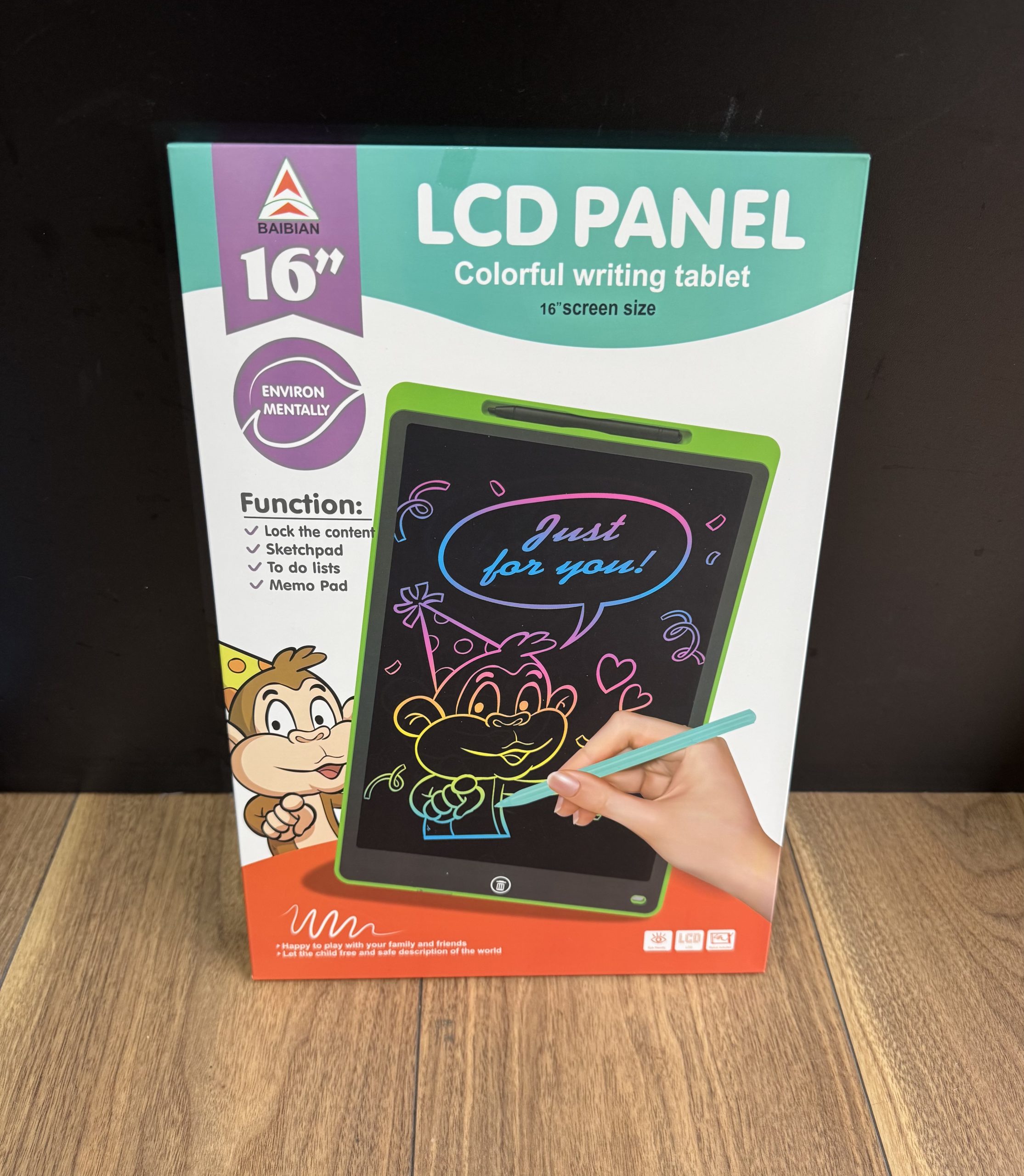 TABLET LCD 16 CALA GRAFICZNY DO RYSOWANIA DLA DZIECI.