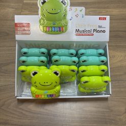 PIANINKO MUZYCZNE ŻABA ŚWIATŁO DŻWIĘK DLA DZIECI.