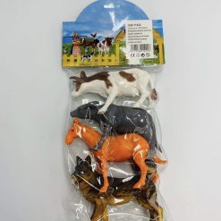 ZESTAW FIGURKI ZWIERZĄT GUMOWE DLA DZIECI.