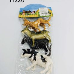 ZESTAW FIGURKI ZWIERZĄT GUMOWE DLA DZIECI.