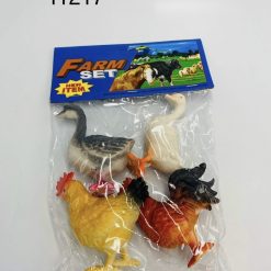 ZESTAW FIGURKI ZWIERZĄT GUMOWE DLA DZIECI.