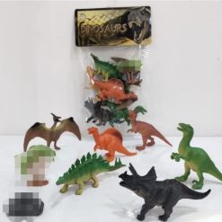 ZESTAW FIGURKI ZWIERZĄT GUMOWE DLA DZIECI.