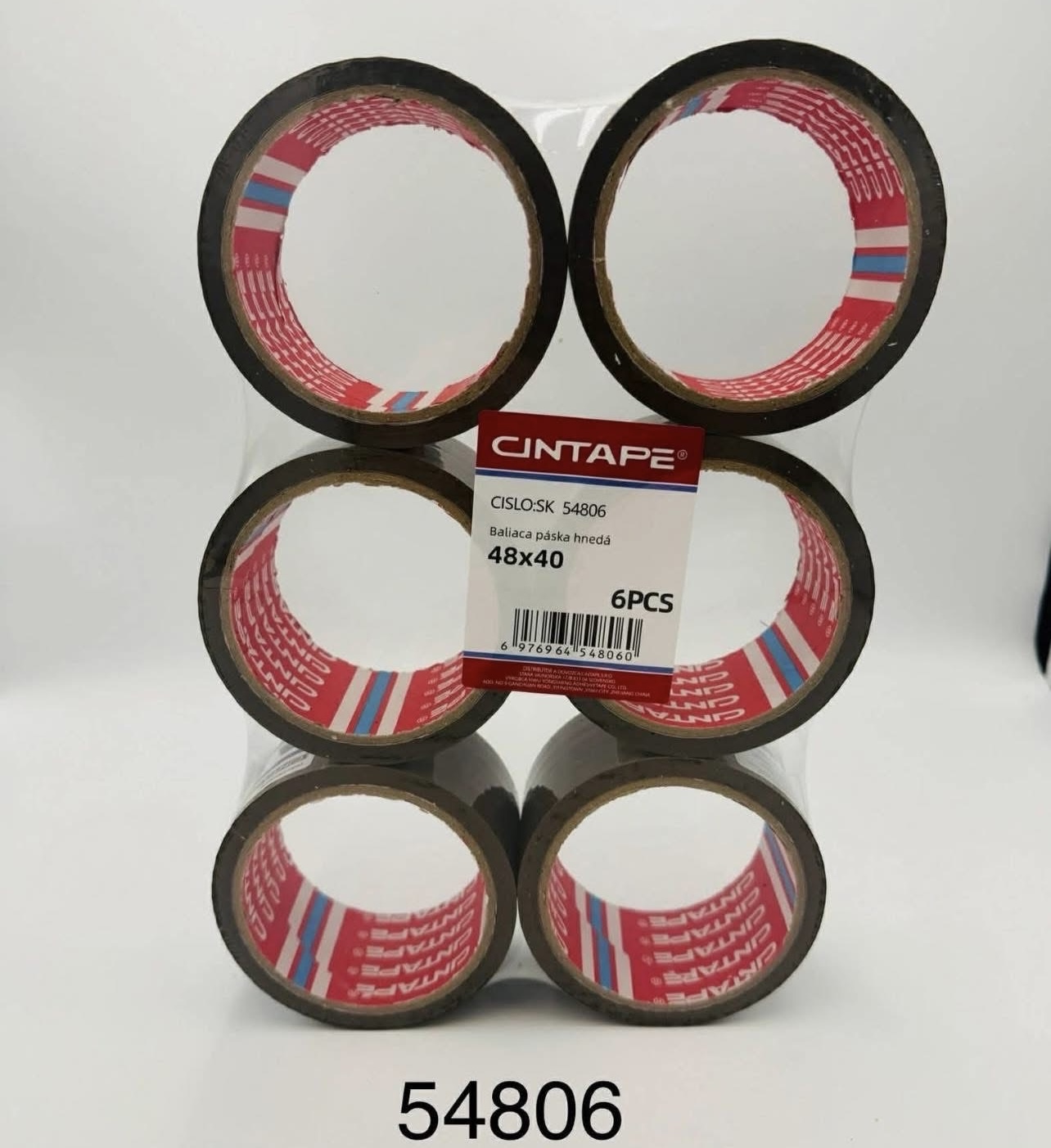 TAŚMA PAKOWA KLEJĄCA MOCNA DO PAKOWANIA 48MMx40M.