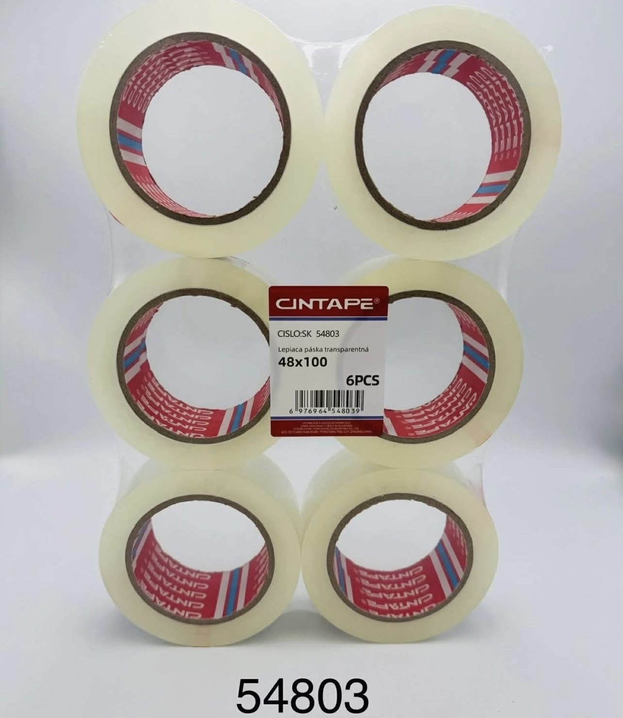 TAŚMA PAKOWA KLEJĄCA MOCNA DO PAKOWANIA 48MMx100M.