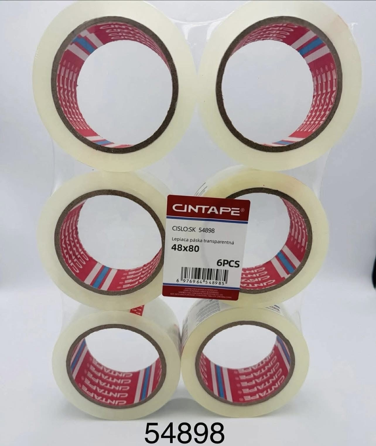 TAŚMA PAKOWA KLEJĄCA MOCNA DO PAKOWANIA 48MMx80M.