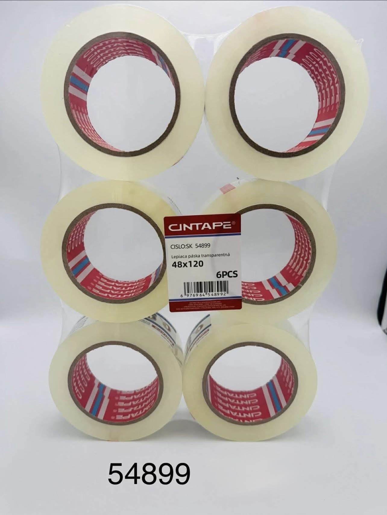 TAŚMA PAKOWA KLEJĄCA MOCNA DO PAKOWANIA 48MMx120M.