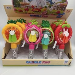 MINI WIATRAK BUBBLE OWOCE RĘCZNY DLA DZIECI.