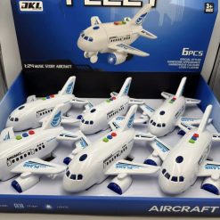 ZABAWKI SAMOLOT PASAŻERSKI ŚWIECĄCY DLA DZIECI.