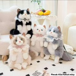 MASKOTKA PLUSZOWY PLECAK KOTEK DLA DZIECI.