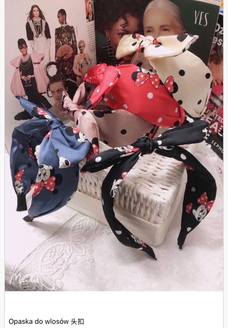 OPASKA MICKI CUTE DO WŁOSÓW DLA DZIECI.