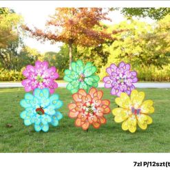 WIATRAK KOLOROWY OGRODOWY DLA DZIECI.