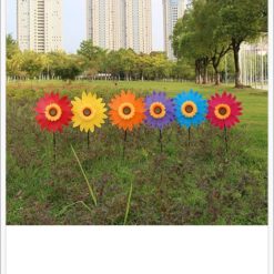 WIATRAK KOLOROWY OGRODOWY DLA DZIECI 36CM.