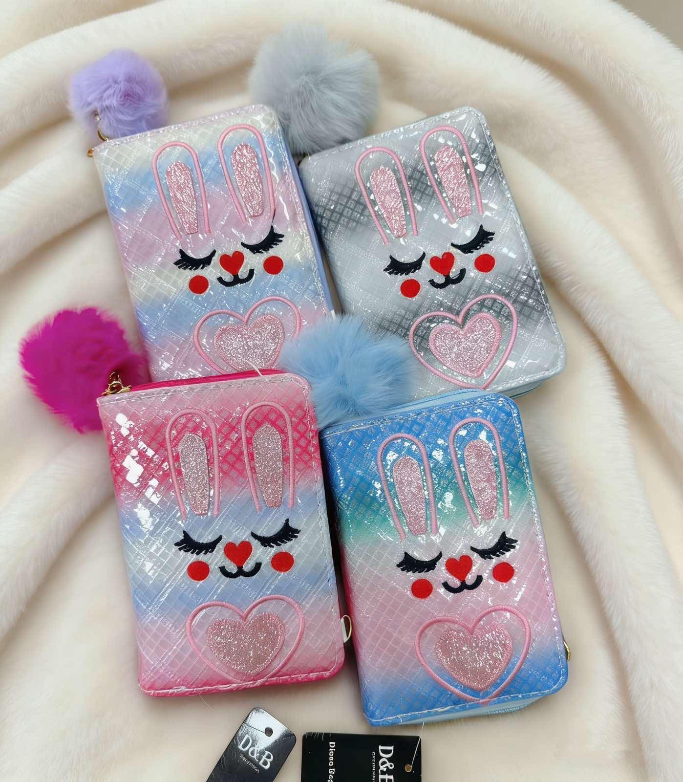 PORTFELE KRÓLIK CUTE DLA DZIECI.