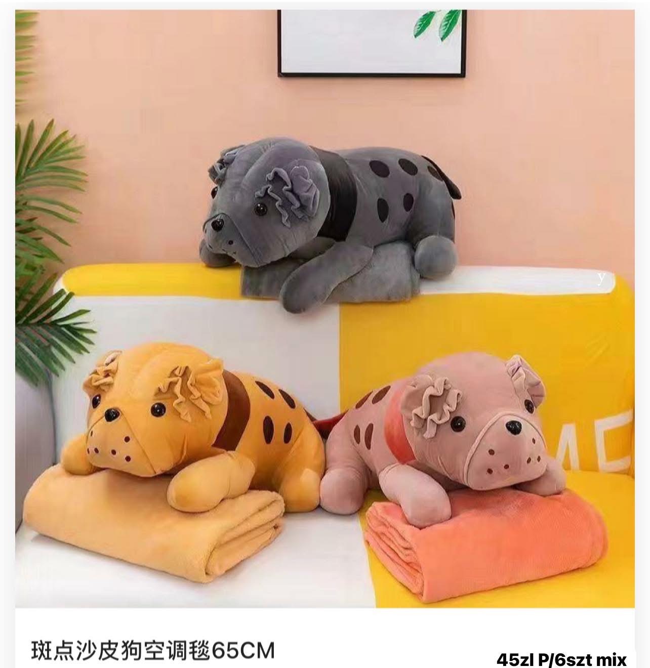 MASKOTKA PODUSZKA Z KOCEM 3W1 50CM.