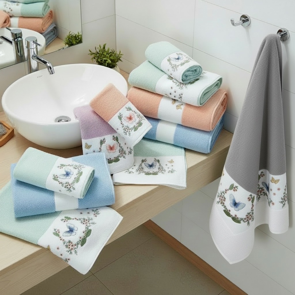 RĘCZNIKI Z MIKROFIBRA 70/140CM.