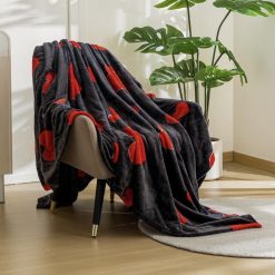 MIĘKKI KOC MIKROFIBRA NARZUTA 3D 200/220 CM.