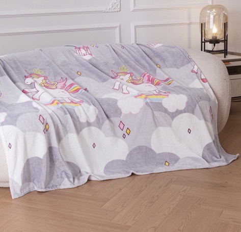 MIĘKKI KOC MIKROFIBRA NARZUTA 3D 160/200 CM.