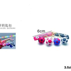 BRELOK FIGURKI PIŁKARSKIEJ DO KLUCZY 6CM.