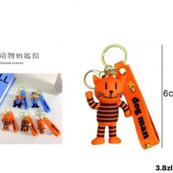 BRELOK FIGURKI KOTEK DO KLUCZY 6CM.