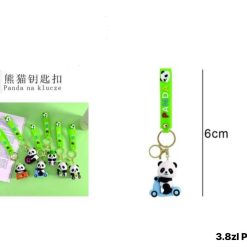 BRELOK FIGURKI PANDA DO KLUCZY 6CM.
