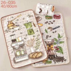 ŚCIERKI Z MIKROFIBRA ''COFFEE'' MIX WŻORU 40/60CM.