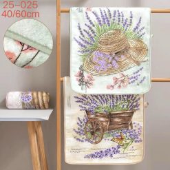 ŚCIERKI Z MIKROFIBRA ''LAWENDA'' MIX WŻORU 40/60CM.