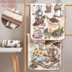 ŚCIERKI Z MIKROFIBRA ''COFFEE'' MIX WŻORU 40/60CM.