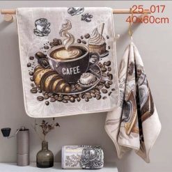 ŚCIERKI Z MIKROFIBRA ''COFFEE'' MIX WŻORU 40/60CM.