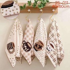 ŚCIERKI Z MIKROFIBRA ''COFFEE'' MIX WŻORU 40/60CM.