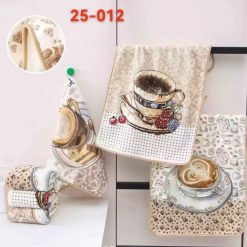 ŚCIERKI Z MIKROFIBRA ''COFFEE'' MIX WŻORU 40/60CM.