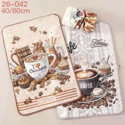 ŚCIERKI Z MIKROFIBRA ''COFFEE'' MIX WŻORU 40/60CM.