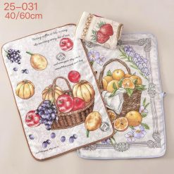 ŚCIERKI Z MIKROFIBRA ''OWOCE'' MIX WŻORU 40/60CM.