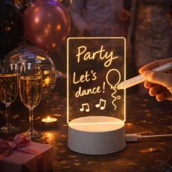 Alternative view of ŚWIECĄCA TABLICZKA NA NOTATKI LED USB 10X15CM.