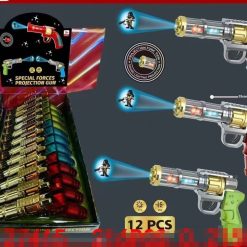 PISTOLET DLA DZIECI DŹWIĘKOWY ŚWIECĄCY NA BATERIE.