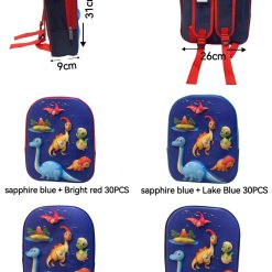 PLECAK SZKOLNY CUTE DINOZAUR DLA DZIECI.