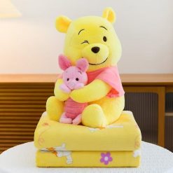 PLUSZOWA MASKOTKA KOC TEDDY BEAR 3W1-50CM.