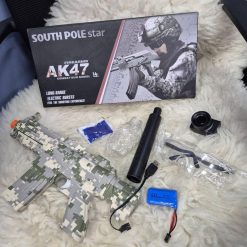 PISTOLET AK47 AUTOMATYCZNY NA KULKI ŻELOWE WODNE.