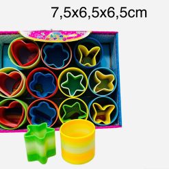 SPRĘŻYNKA KOLOROWA MAGICZNA GRA DLA DZIECI 7.5x6.5CM.