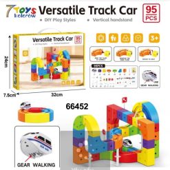 TOR ELEKTRYCZNY KOLEJKA KLOCKI MAGNETYCZNE POCIĄG ANTYGRAWITACYJNY 95 EL.