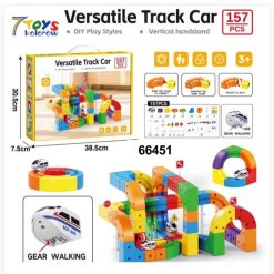 TOR ELEKTRYCZNY KOLEJKA KLOCKI MAGNETYCZNE POCIĄG ANTYGRAWITACYJNY 157 EL.